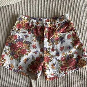 Michaels Red and White Jean Shorts